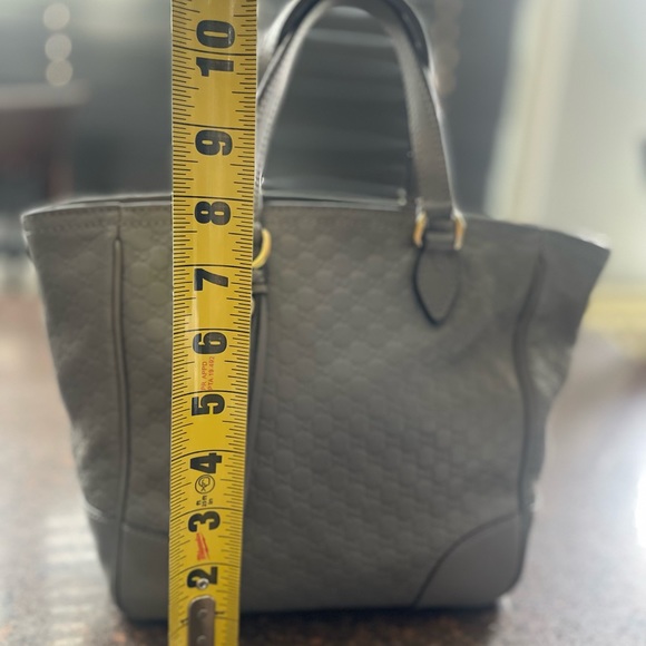 Gucci Gray Microguccissima Bag with Crossbody Strap - Picture 7 of 16